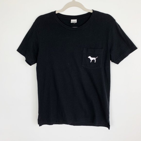 ❌ SOLD PINK Victoria's Secret Black shirt - Picture 2 of 6